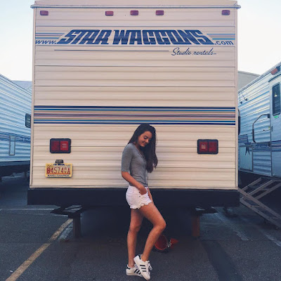 PLL 7x12 BTS Ava Allan (Addison Derringer) on set filming