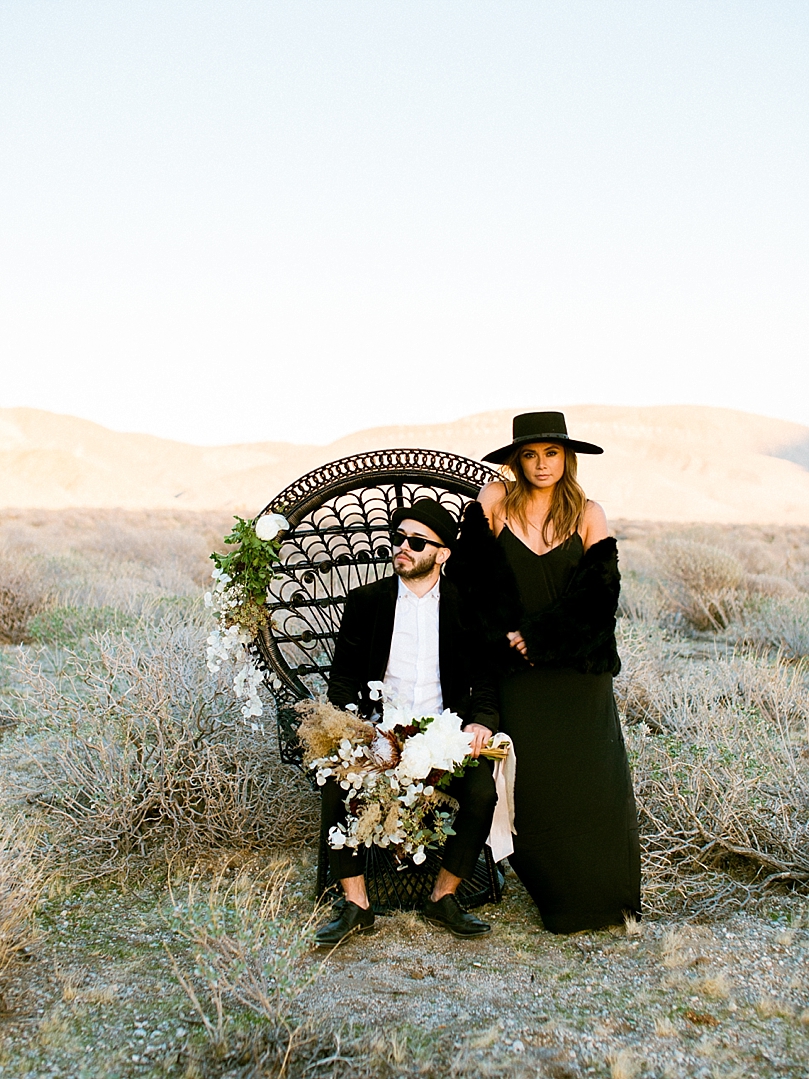 Bohemian Palm Springs Engagement Shoot from Dennis Roy Coronel Photography