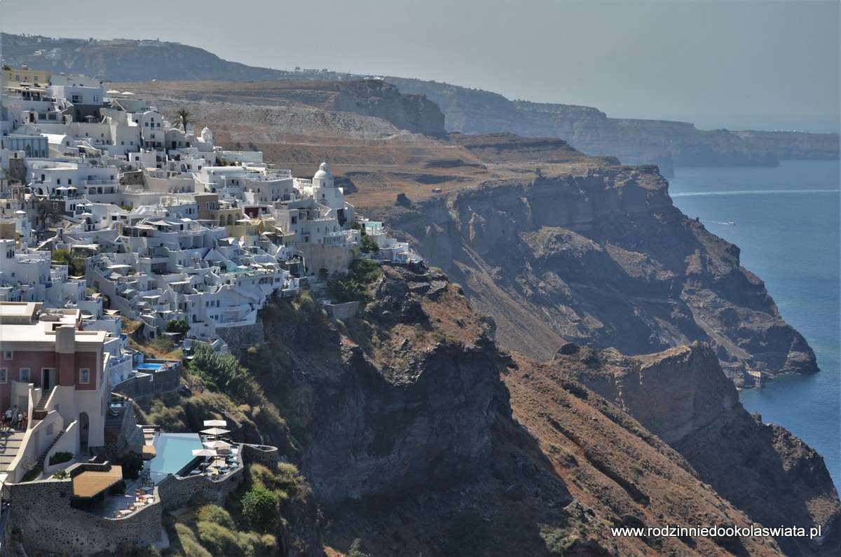 Santorini z dziećmi