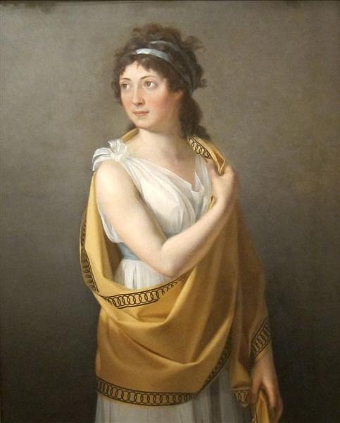 Marie-Guillemine Benoist Портрет леди