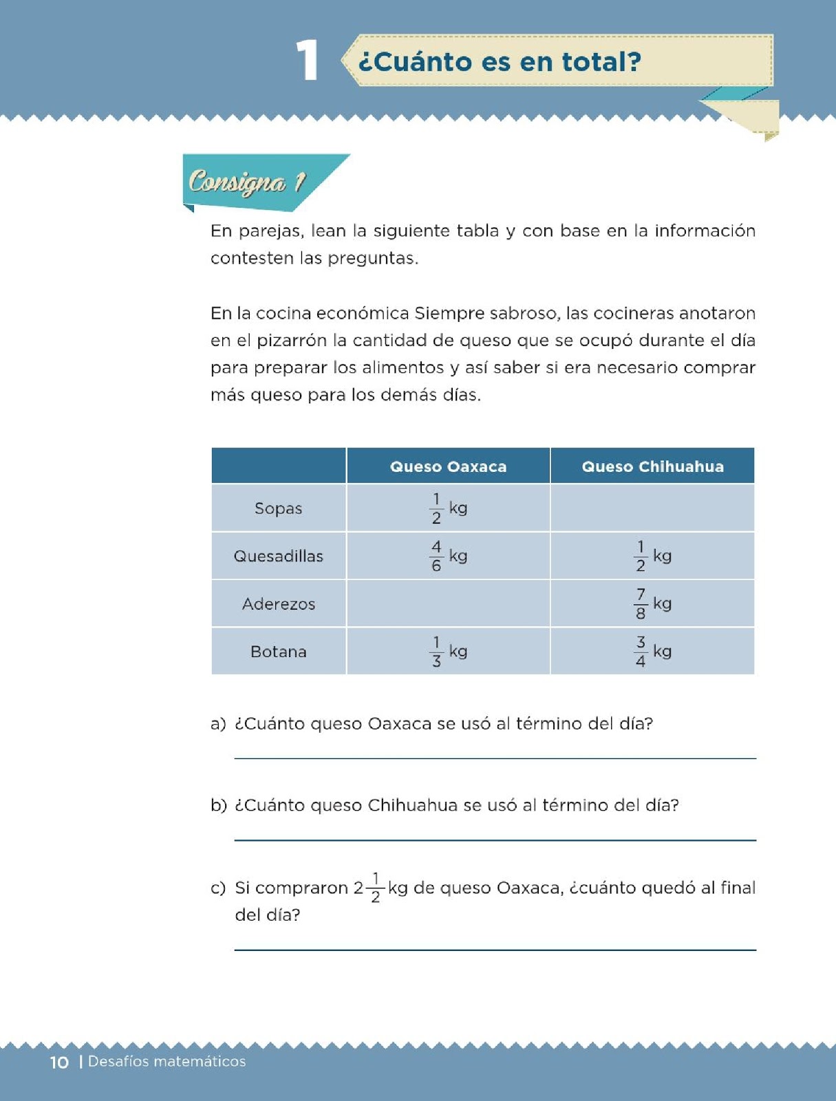 Cuanto Es En Total Bloque I Leccion 1 Apoyo Primaria