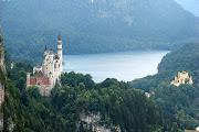 . see Hohenschwangau Castle and to the left you see Neuschwanstein Castle. (bbe)