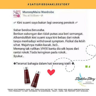 Testimoni Vivix Shaklee Untuk Darah Tinggi Mata Saraf Strok