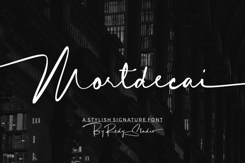 Mortdecai Font - Free Modern Signature Typeface