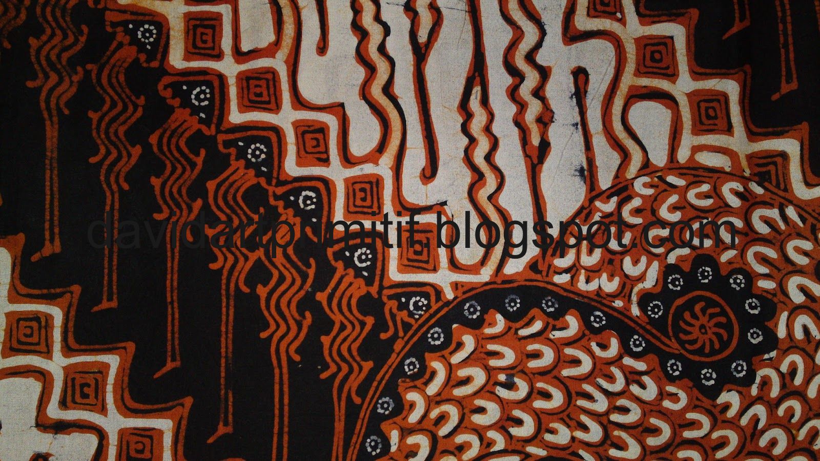 Art Primitif Batik Tulis Halus Solo  motif Pamor Seling 