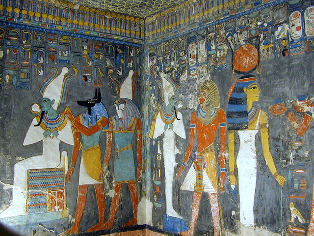 Стенные фризы из гробницы Хоремхеба