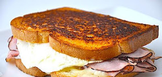 Grilled Cheese Ham and Egg Sandwich Recipe | Healthy Cheese Ham Egg Recipe