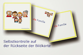 DaZ Material Familie - Bild-Wort-Karten zur Sprachförderung in der Grundschule kostenlos