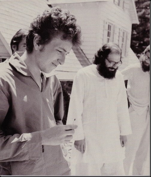 Bob Dylan and Allen Ginsberg