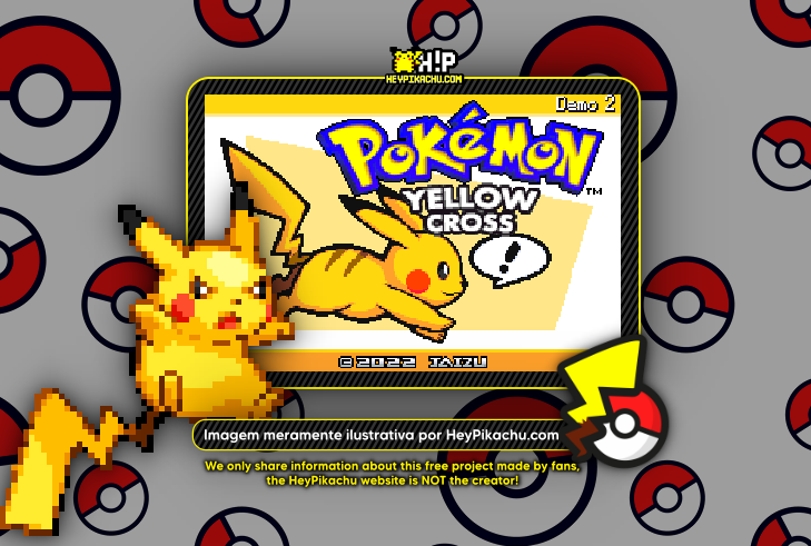 Pokémon Yellow (Hack Rom - GBC) - Gráficos da Segunda Geração