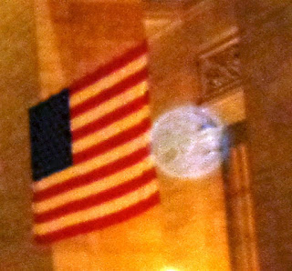 orb on flag edge