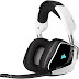 Corsair VOID RGB Elite Wireless Premium Gaming Headset with 7.1 Surround Sound - Discord Certified - Works with PC, PS5 and PS4 - White (CA-9011202-NA)
