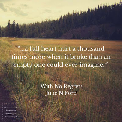 With No Regrets   by Julie N Ford    a book review feature on Reading List