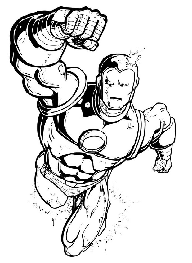 Iron Man 2 Coloring Pages Collections