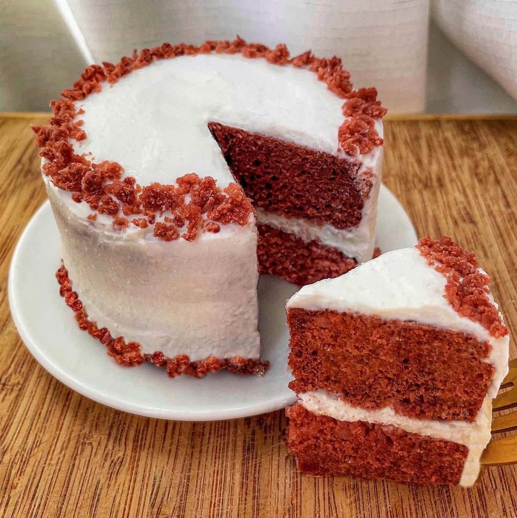 SINGLE SERVE RED VELVET CAKE