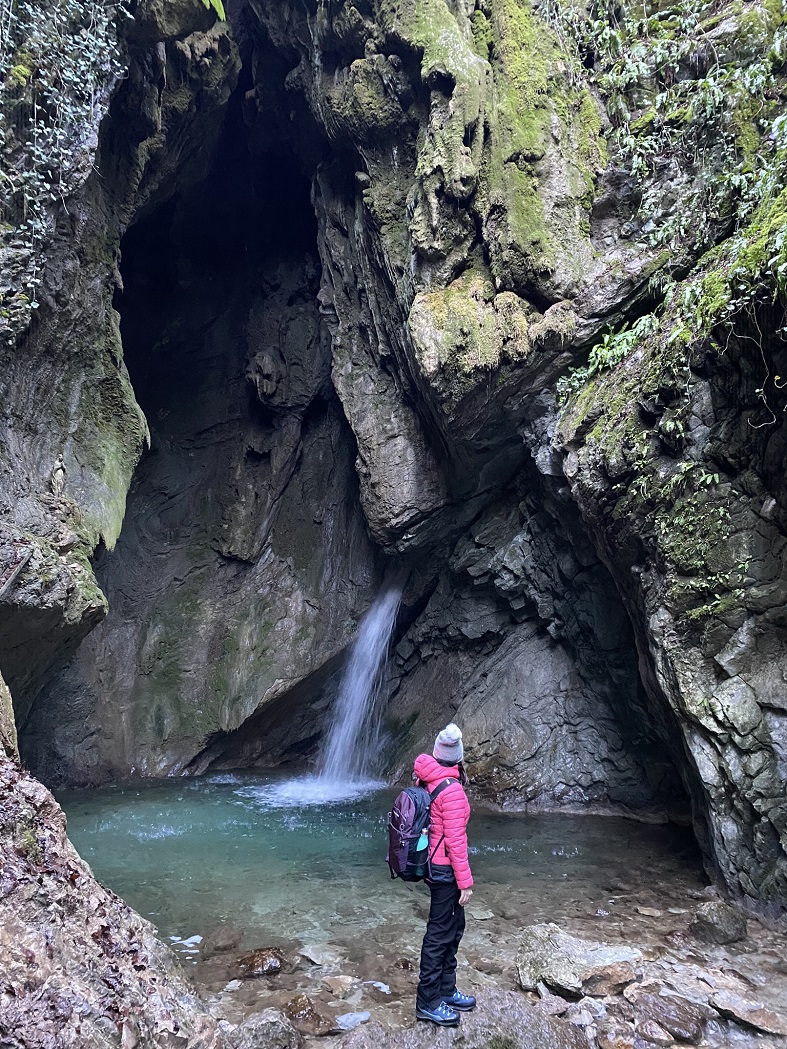 La cascata Gorg d'Abiss in Garda Trentino
