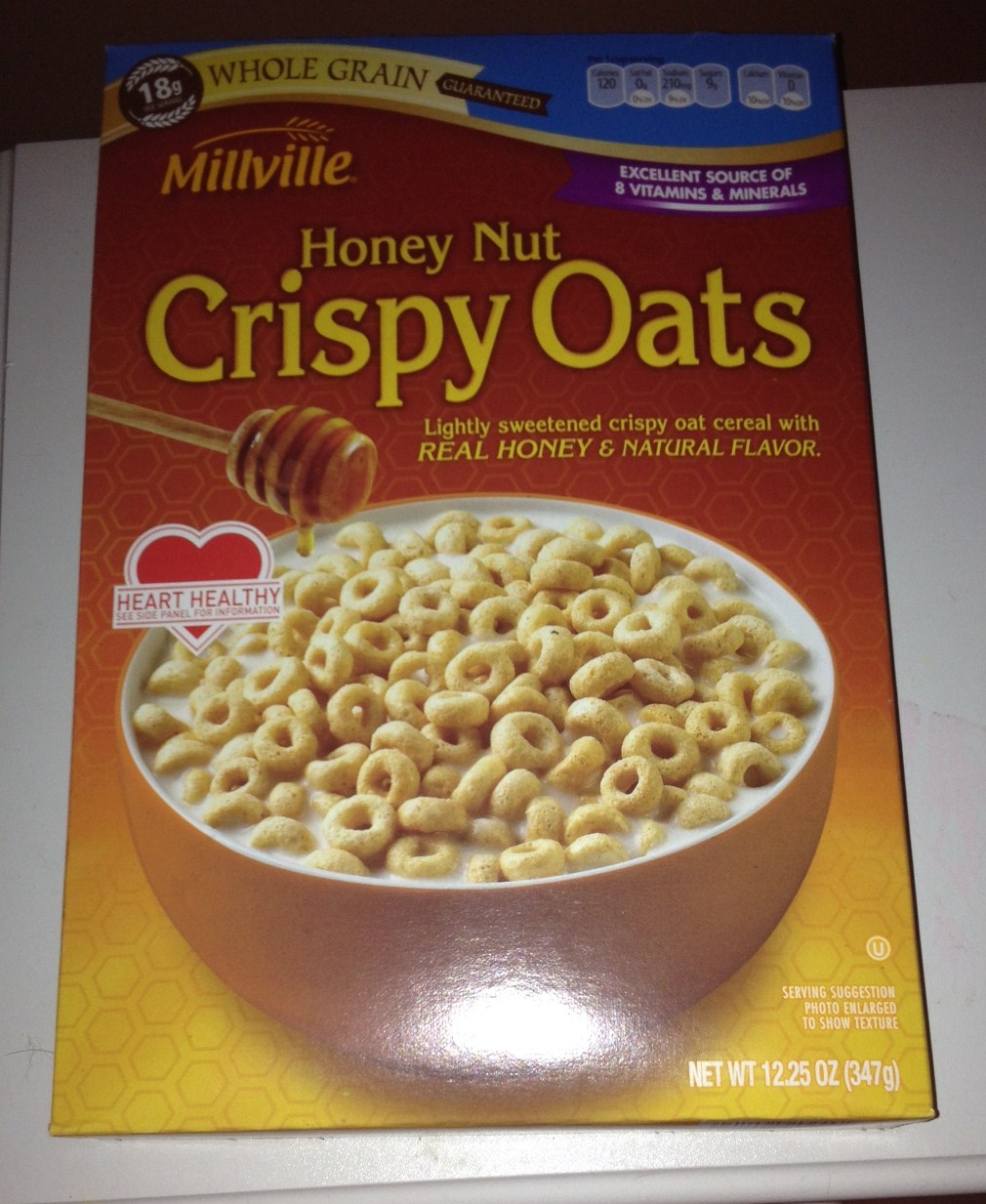 Millville Honey Nut Crispy Oats Cereal Aldi