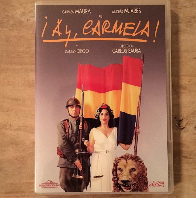 ¡Ay, Carmela! - Película de Carlos Saura protagonizada por Andrés Pajares, Carmen Maura y Gabino Diego - Italianos en la guerra civil española - Cine español - el troblogdita - ÁlvaroGP