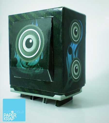 BassBox Paper Toy