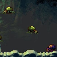 The Mummy Demastered - The jumping spiders enemies. Be careful also when they're on the ceiling right above you!