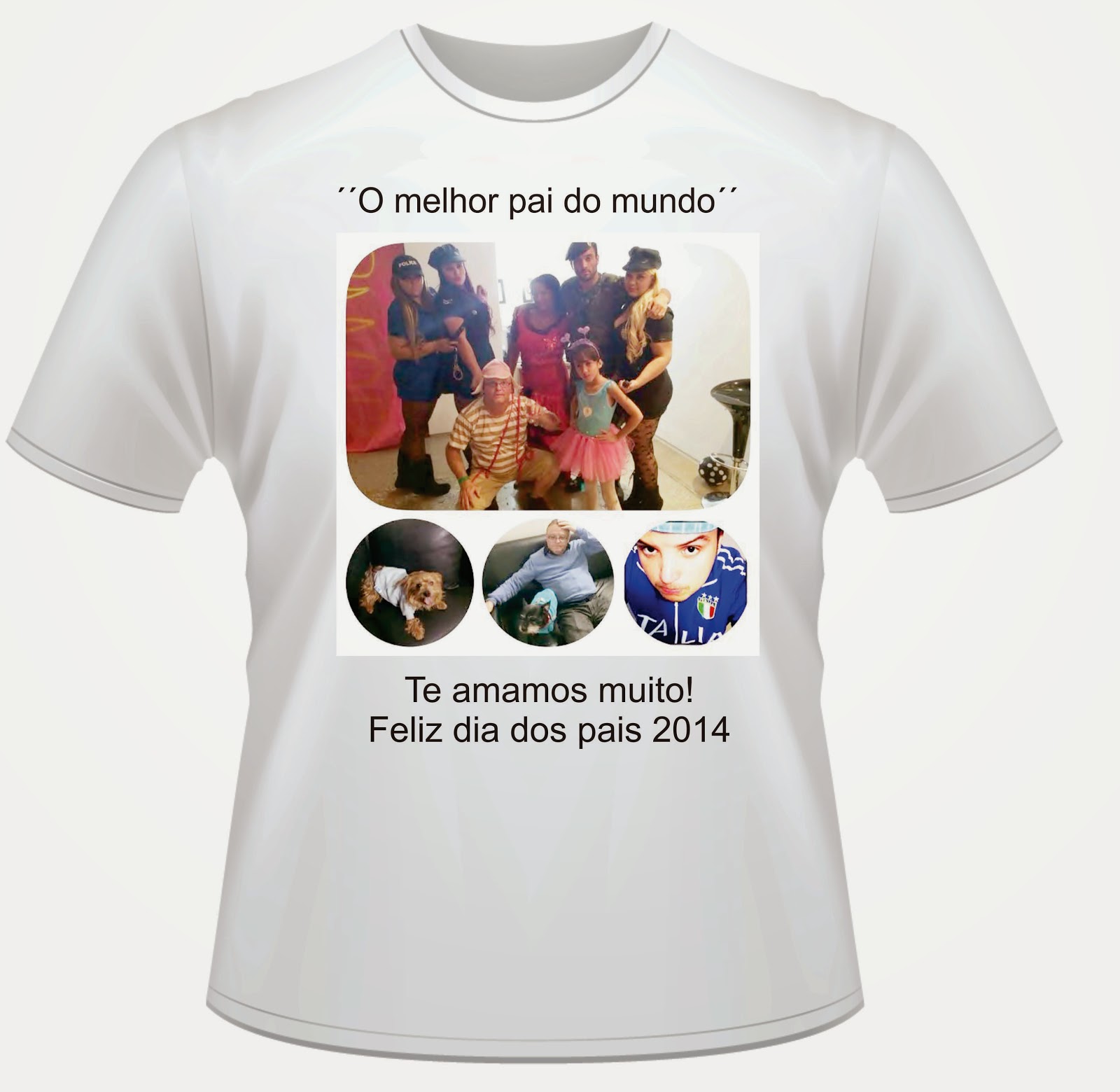 Camiseta Dia dos Pais Elo7