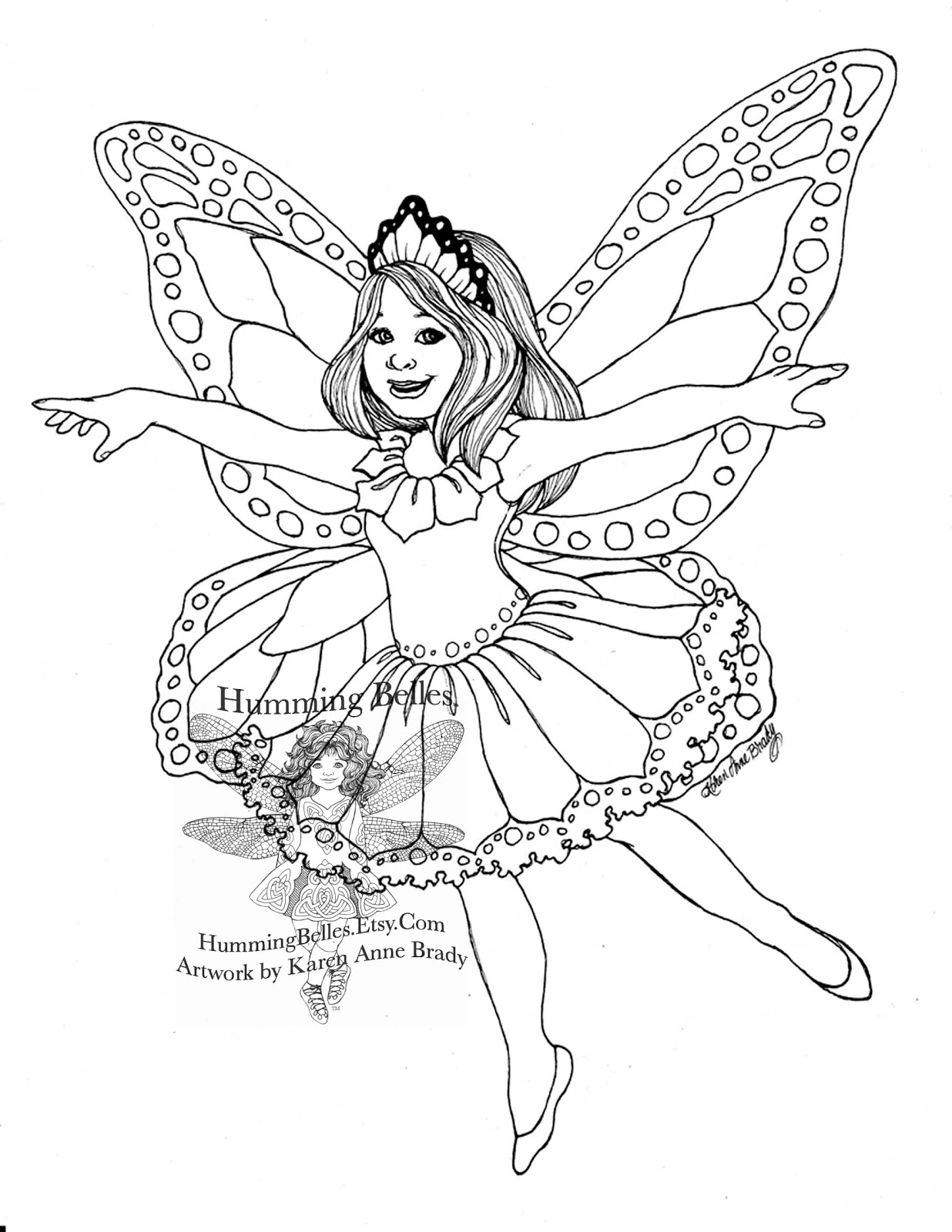Humming Belles" ..: New illustrations and fairy paper  