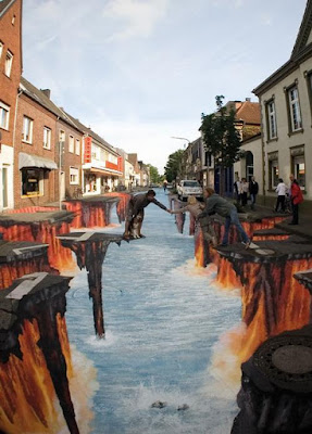 Extremely Creative 3D Street Art Around the World