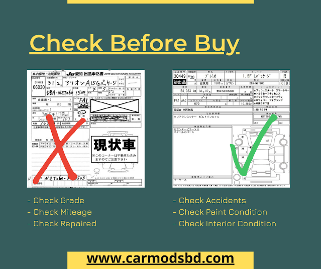 Auction Sheet Verification in Bangladesh | Auction sheet BD | True Report BD 