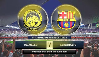 malaysia XI vs barcelona