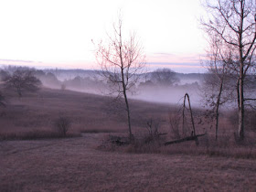 fog in low hills