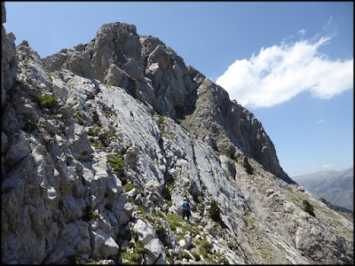 Hacia el Calderer, Pedraforca