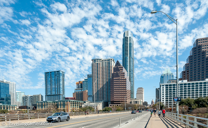 Downtown is where the city's high-rise buildings are located, as well as being the center of government and business for the region. Downtown Austin is currently experiencing a building boom, with many condos and high rise towers being built. Above photograph gives a view of highrise buildings from Congress Bridge. The other side of this bridge is the famous South Congress Avenue.   Related Blogpost - Harry Ransom Center, Austin - Humanities Research Center inside University of Texas with oldest surviving camera photograph