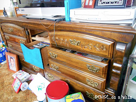 The Dresser Before via http://deniseonawhim.blogspot.com