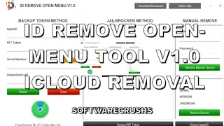 ID Remove OPEN-MENU Tool V1.0