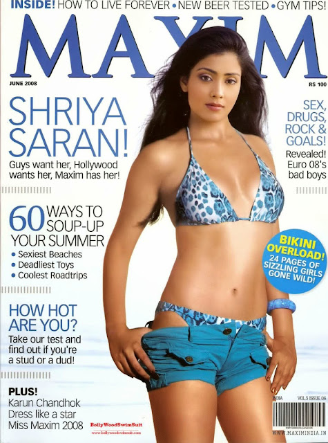 Actress Shriya Saran poses