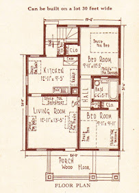Floor plan of the Sears Dundee @ Sears Homes of Chicagoland