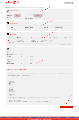 Cara Pesan Tiket Pesawat Lion Air dengan ATM