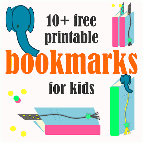 10 free printable bookmarks for kids ausdruckbare lesezeichen