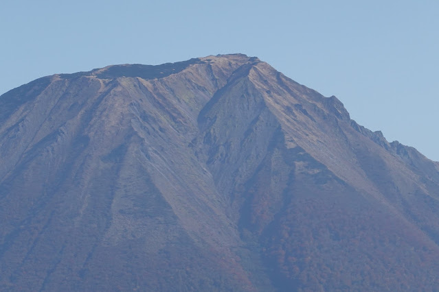 鳥取県西伯郡南部町鶴田　とっとり花回廊　芝生け広場からの大山の眺望