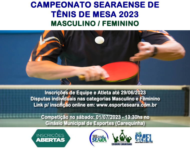 Campeonato Municipal de Sinuca, Truco e Canastra está com