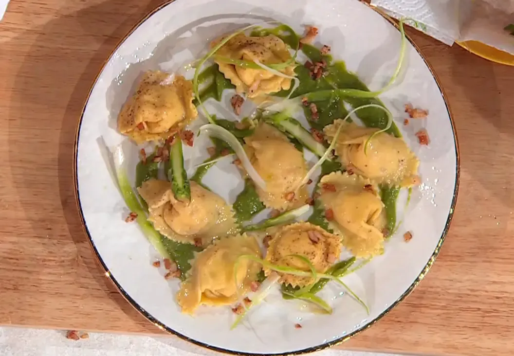 Tortelli ripieni alla carbonara di Fabio Potenzano