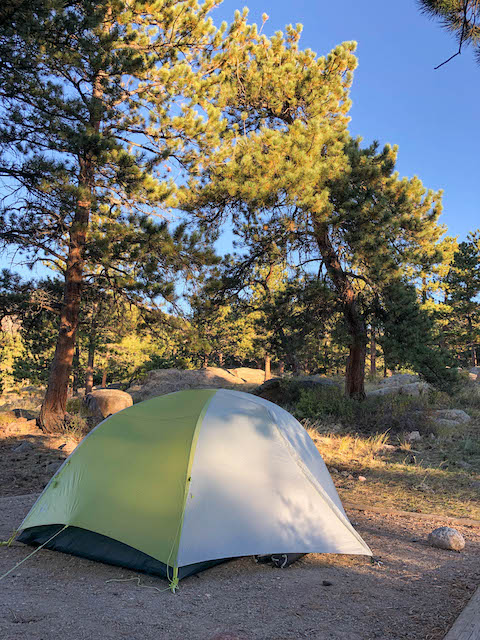 Big Agnes Tent at Moraine Park