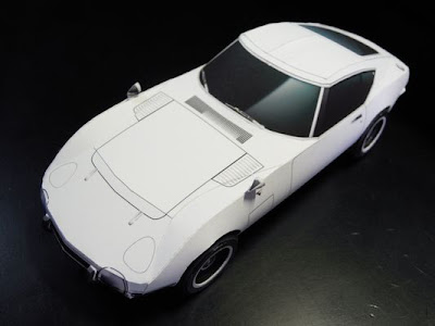 Papercraft Architecture on Car Papercraft   Toyota 2000gt 0