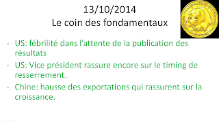 news économiques et boursières 13/10/2014