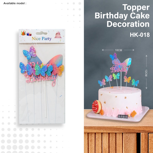 Topper Birthday Cake Decoration (HK-018)