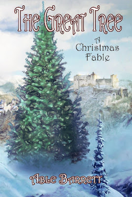 book cover of children's Christmas story The Great Tree by Able Barrett