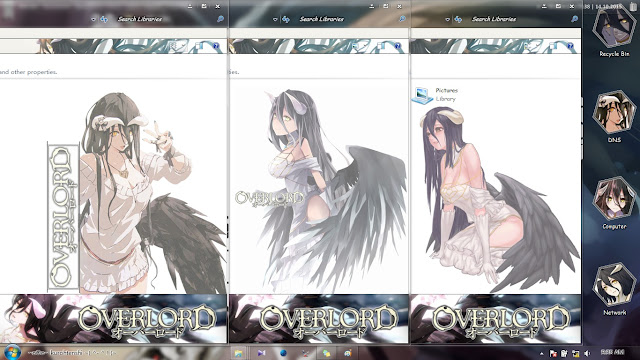 Theme Windows 7 & Windows 10 Albedo "Overlord"