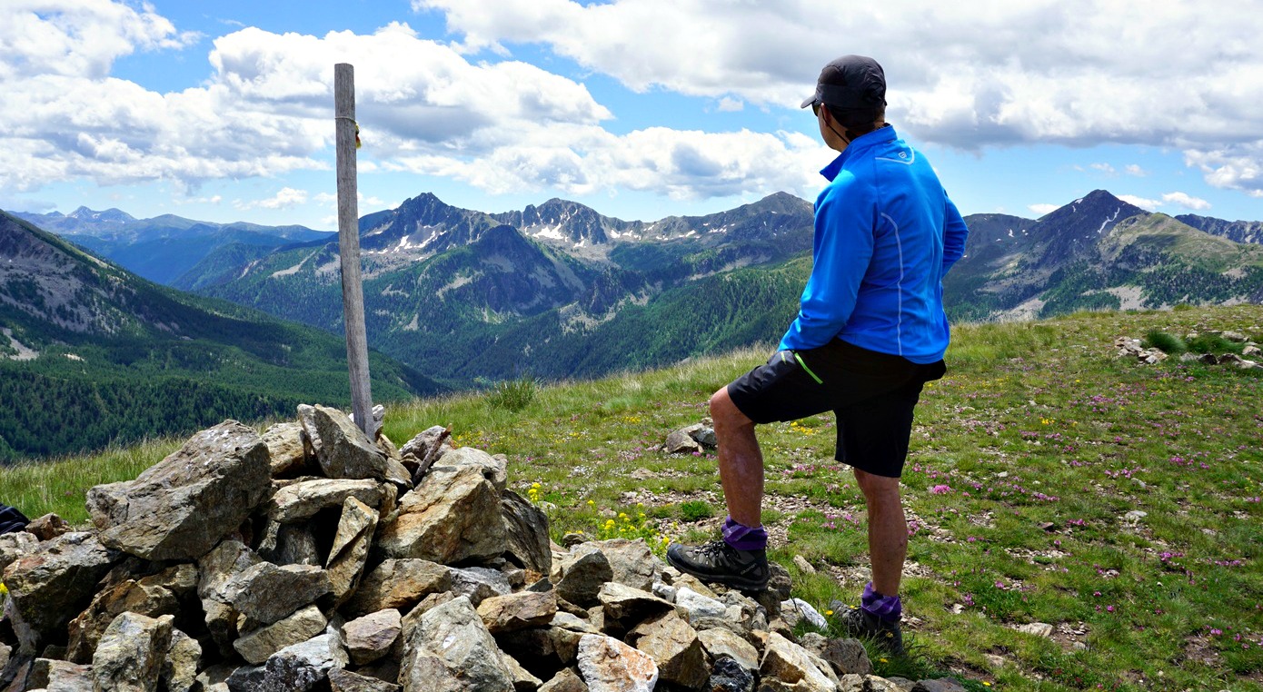 Summit of Tête Mercière