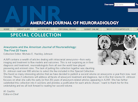  AJNR cerebral aneurysms special collection