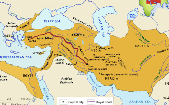 Kekaisaran Akhemenid Persia, sejarah, penguasa, Koresy Agung, Darius Agung, Xerxes I, perluasan wilayah, administrasi, jaringan jalan raya, bahasa Pahlevi, Persepolis,